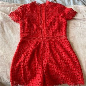 Red romper